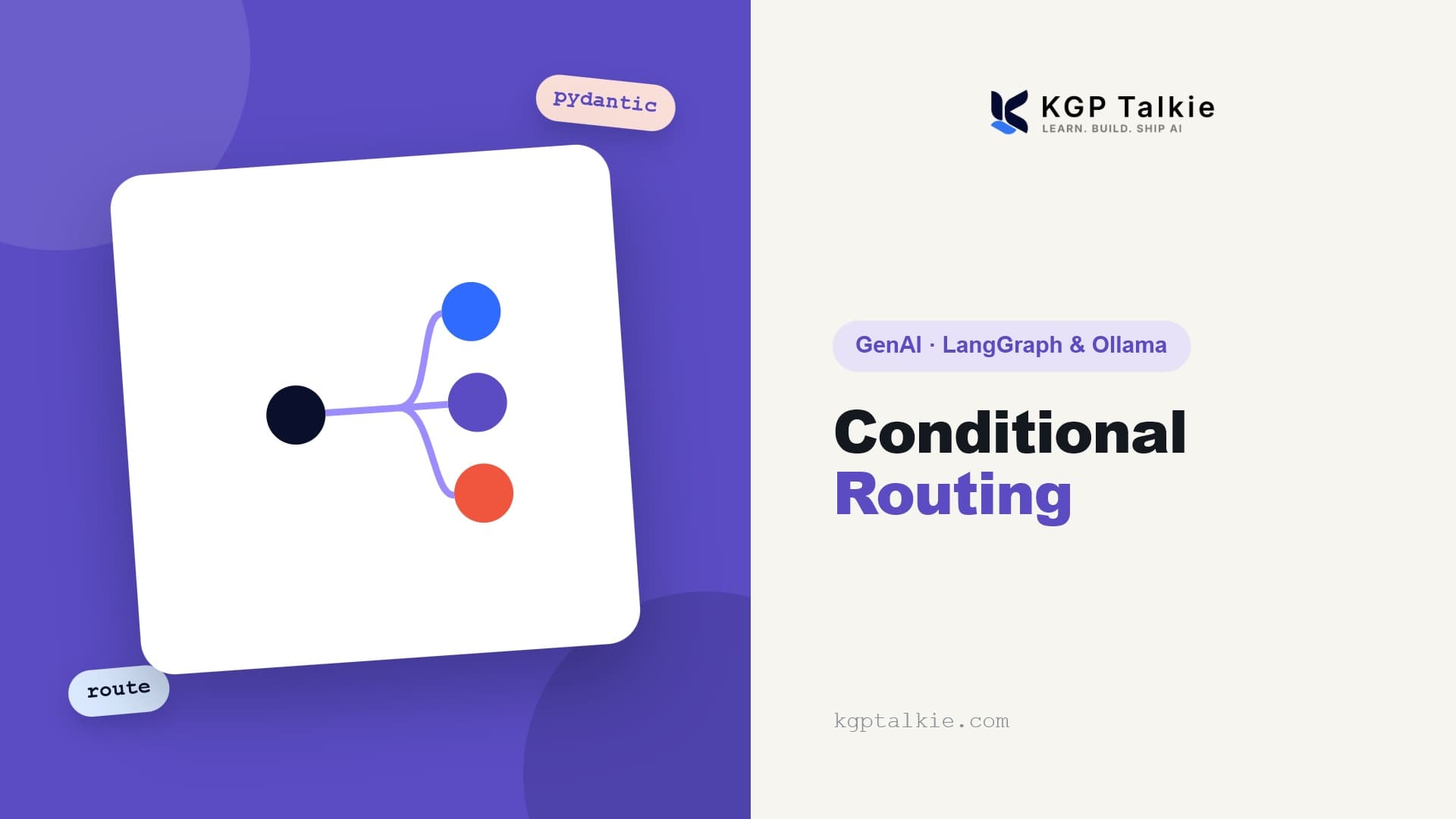 Conditional Routing in LangGraph Workflows