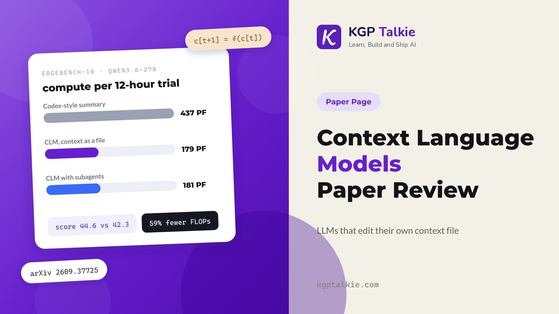 Context Language Models Paper Review: LLMs That Edit Their Own Context