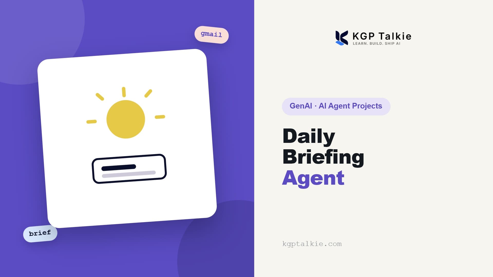 Build a Daily Briefing AI Agent
