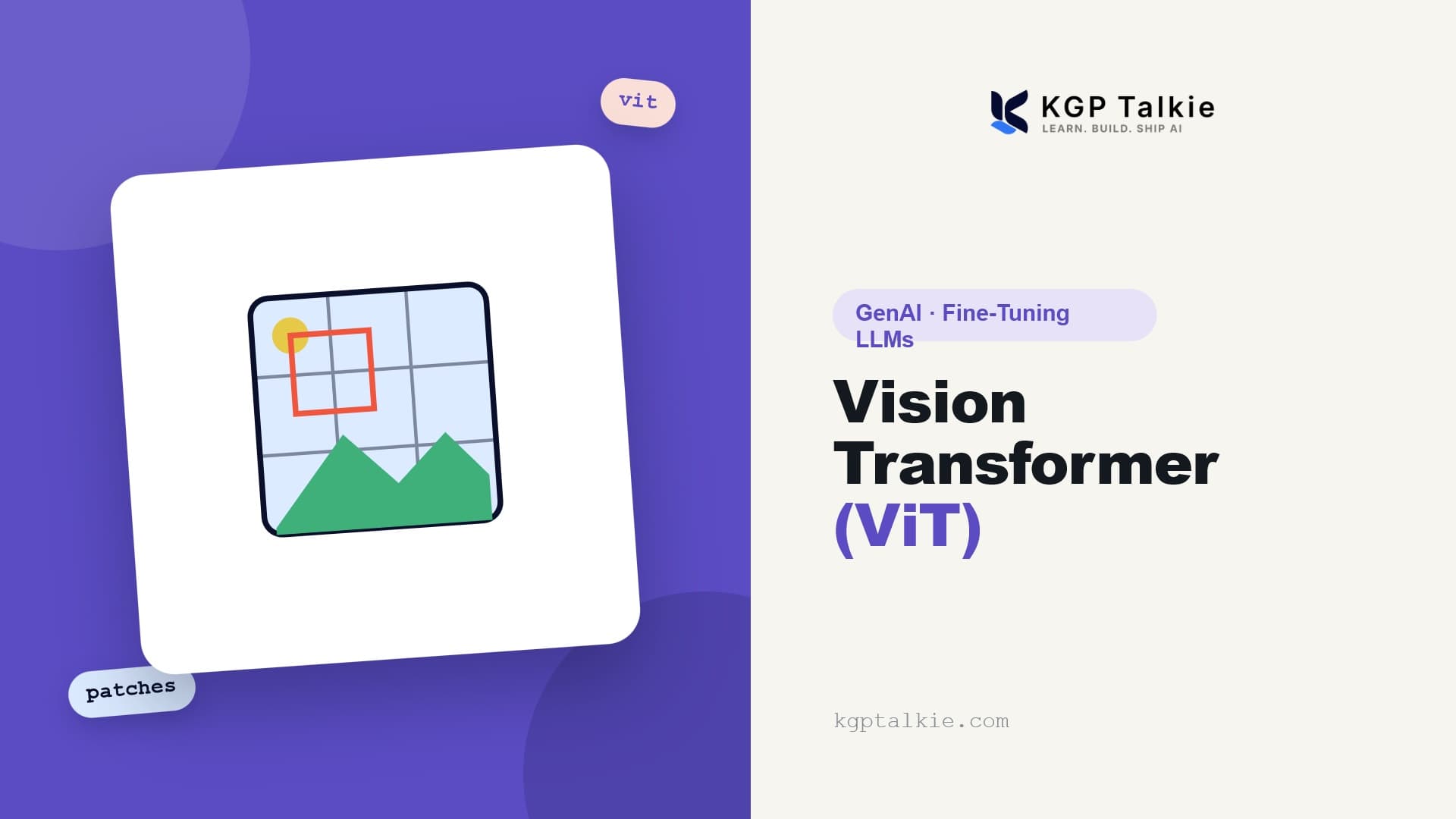 Fine-Tuning Vision Transformer (ViT) for Images