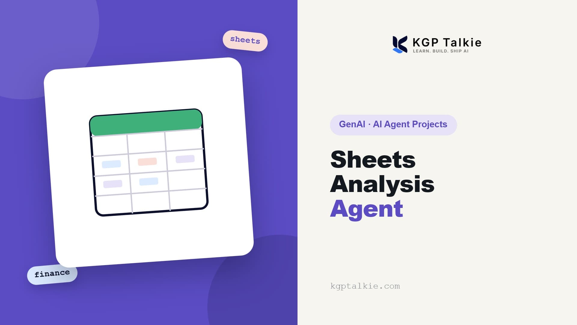 Build a Google Sheets Analysis Agent with MCP