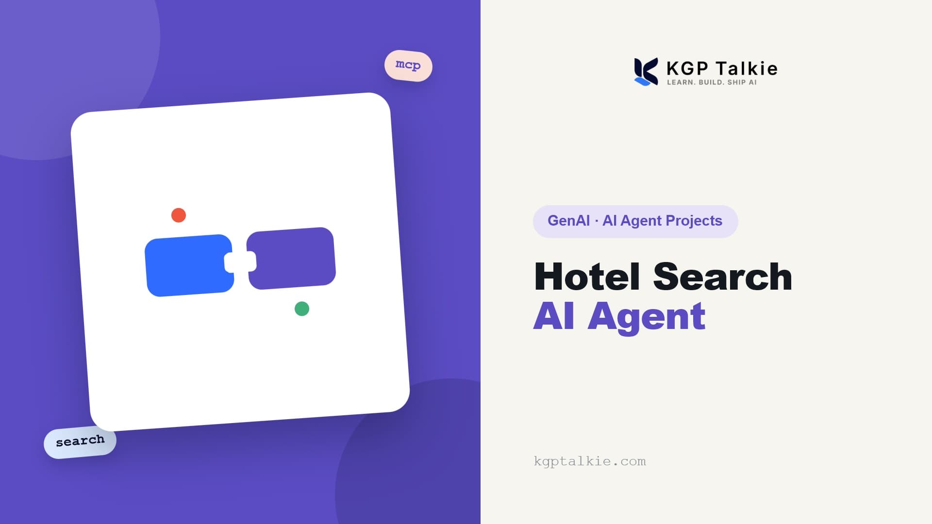 Build a Hotel Search AI Agent with MCP