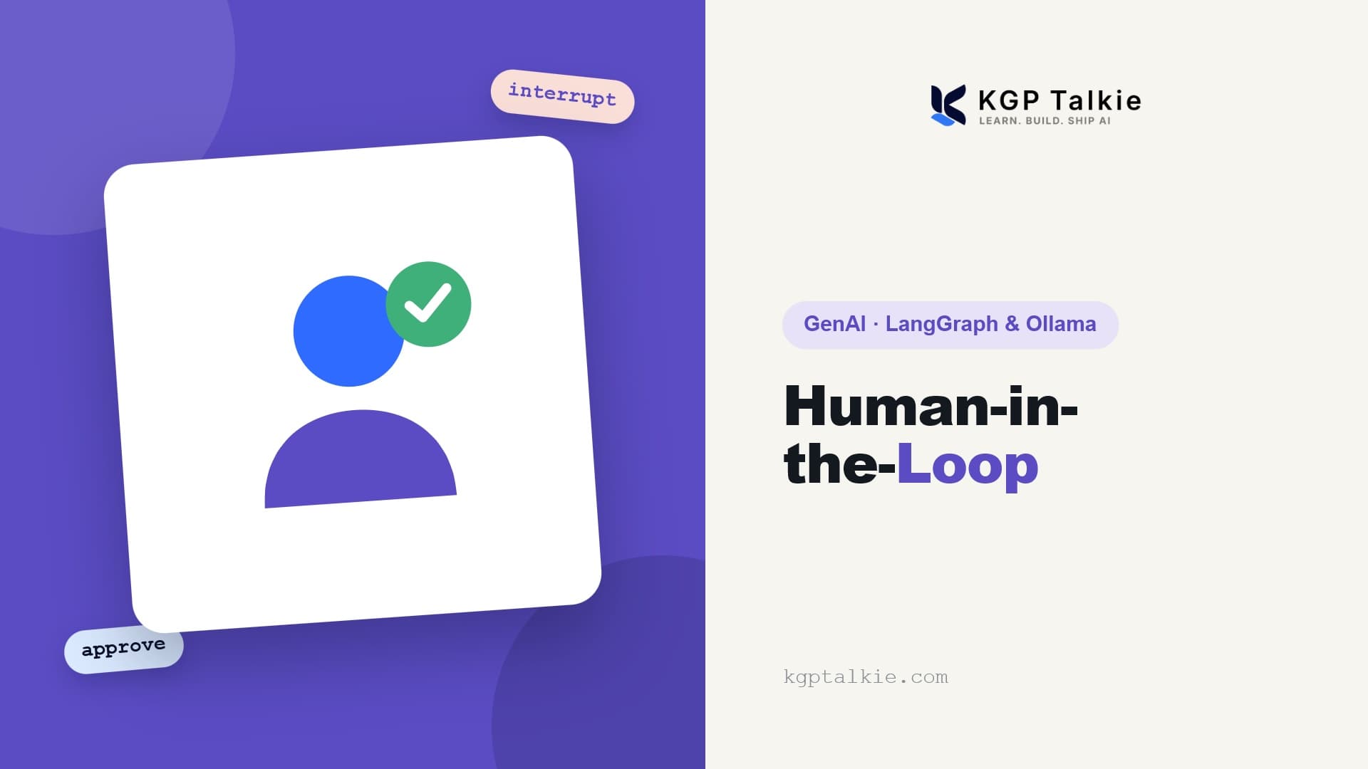 Interrupt and Human-in-the-Loop Workflows