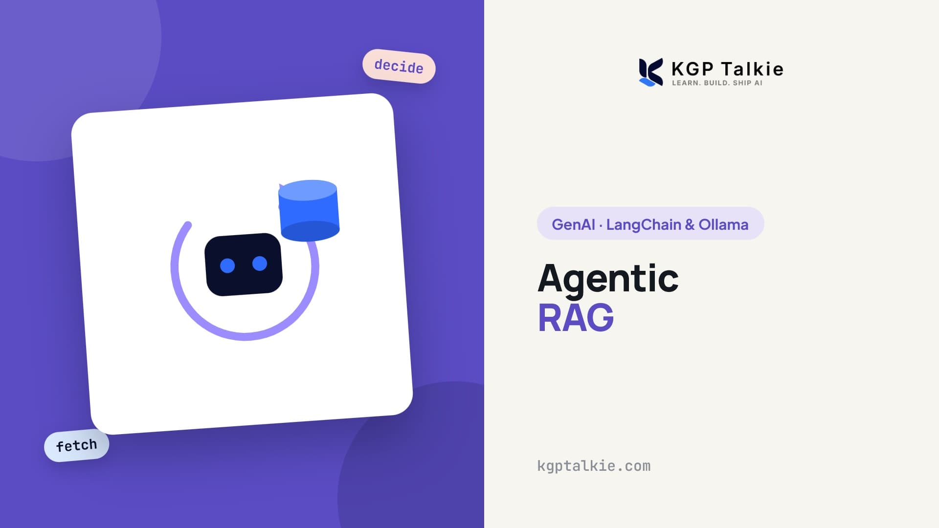 Agentic RAG with LangChain, FAISS, and Ollama