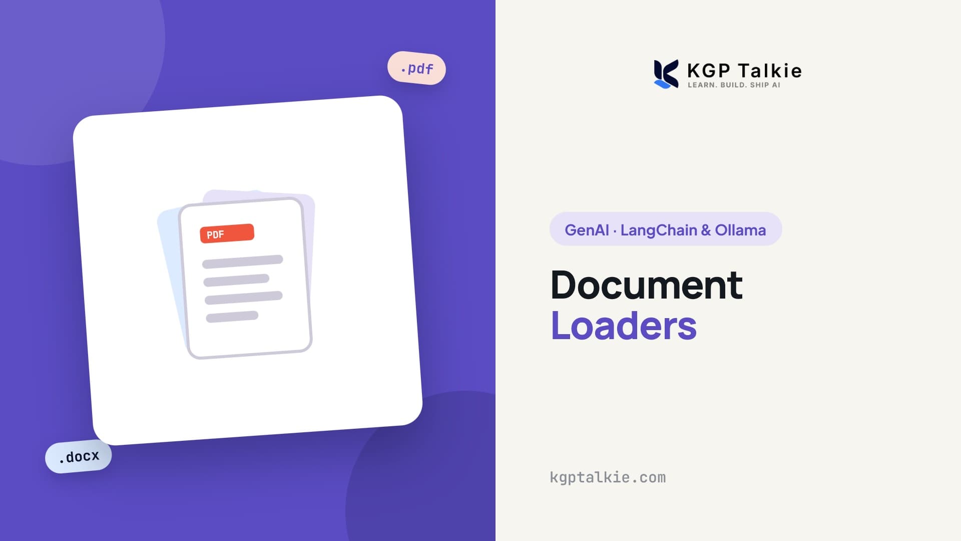 LangChain Document Loaders