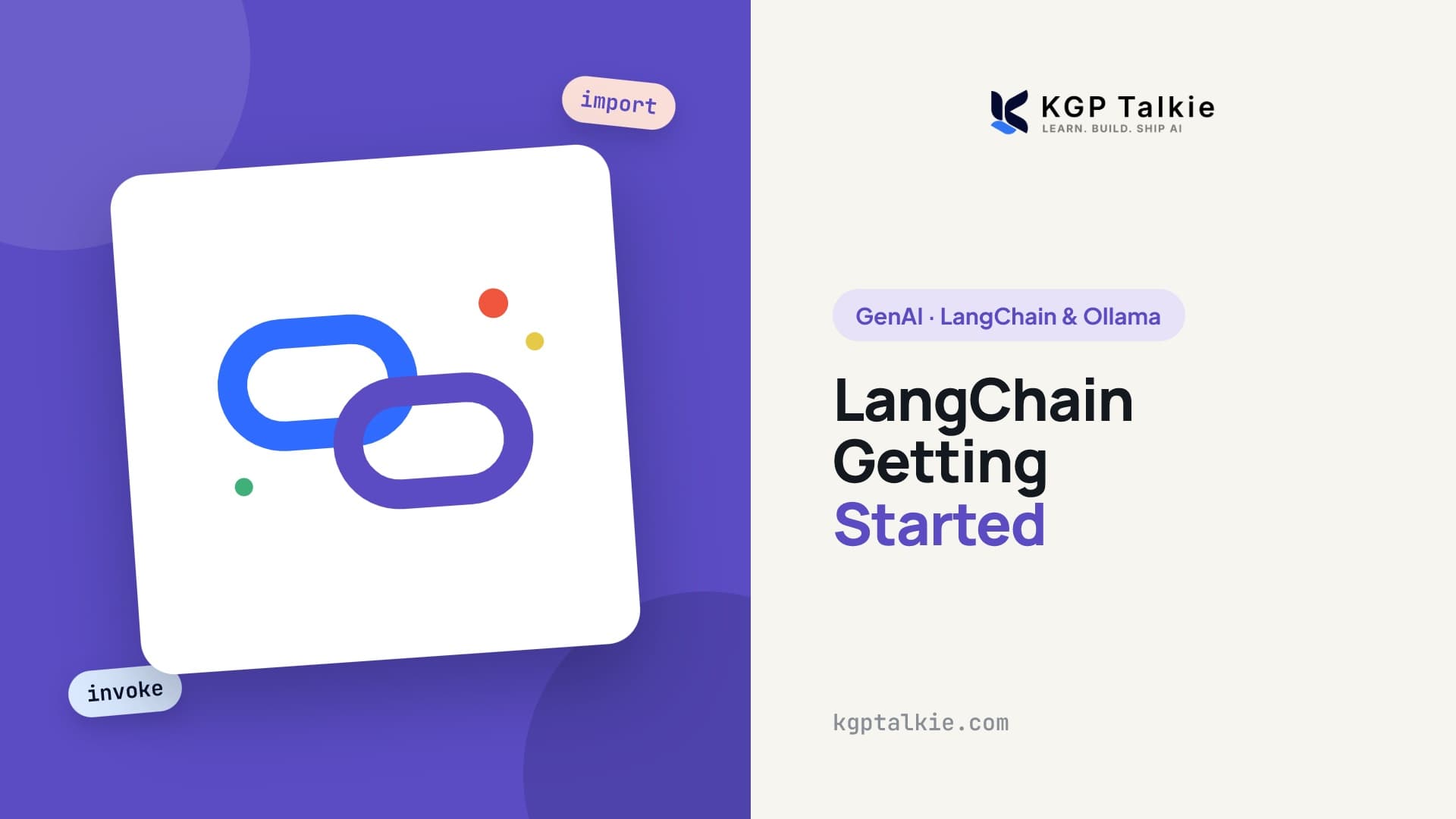 LangChain Getting Started