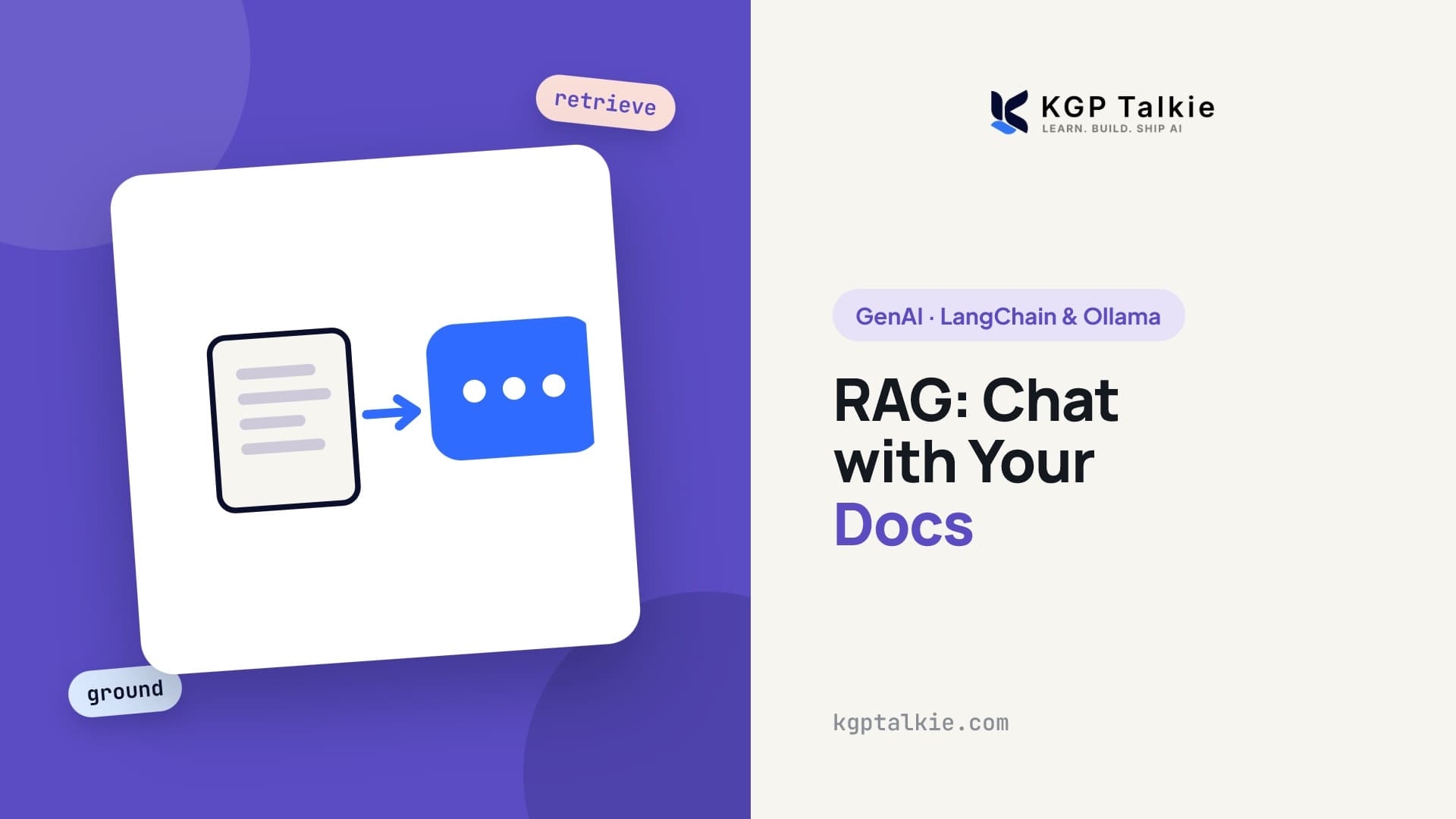 RAG: Chat with Your Own Documents