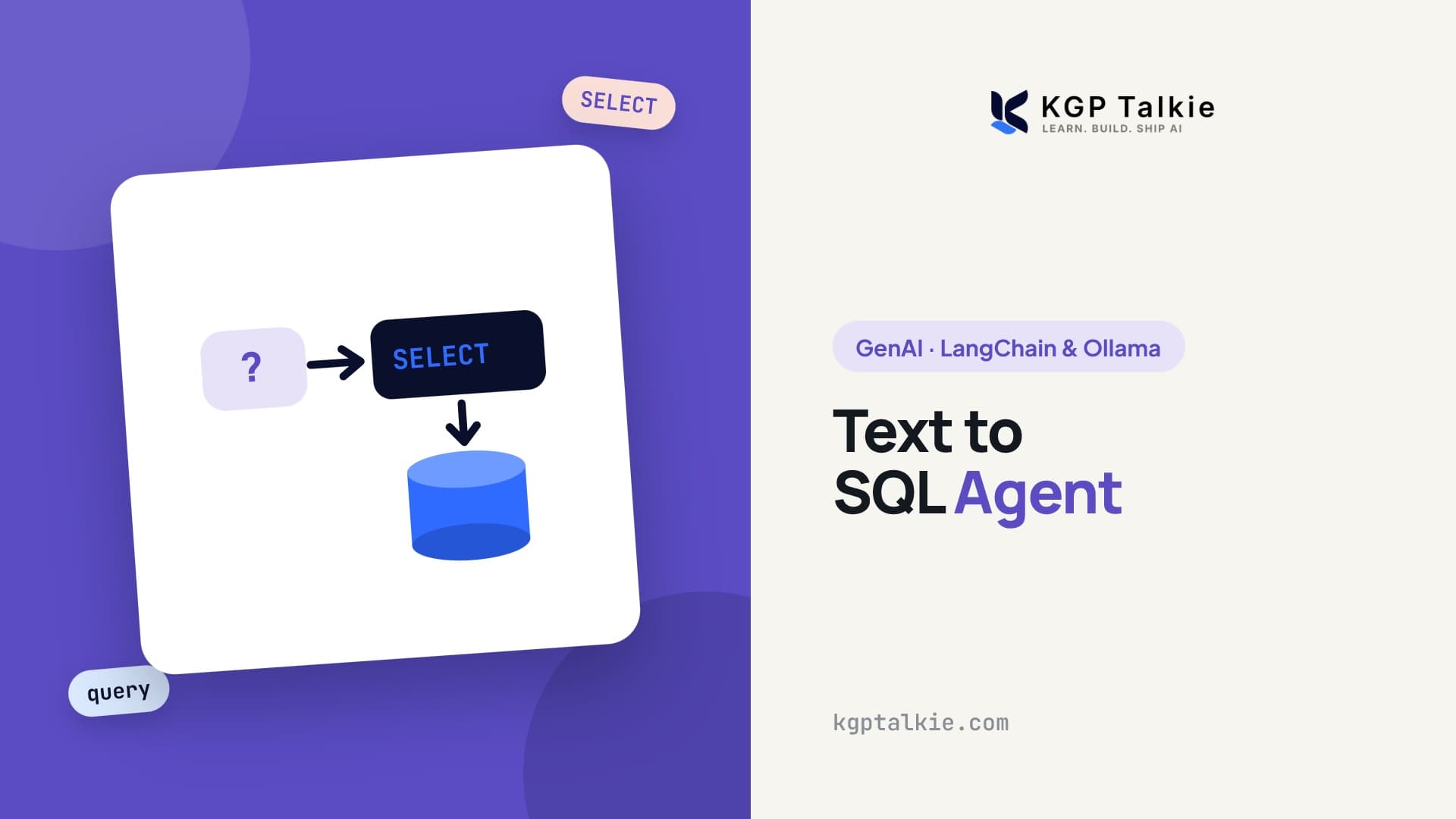 Text to SQL Agent with LangChain