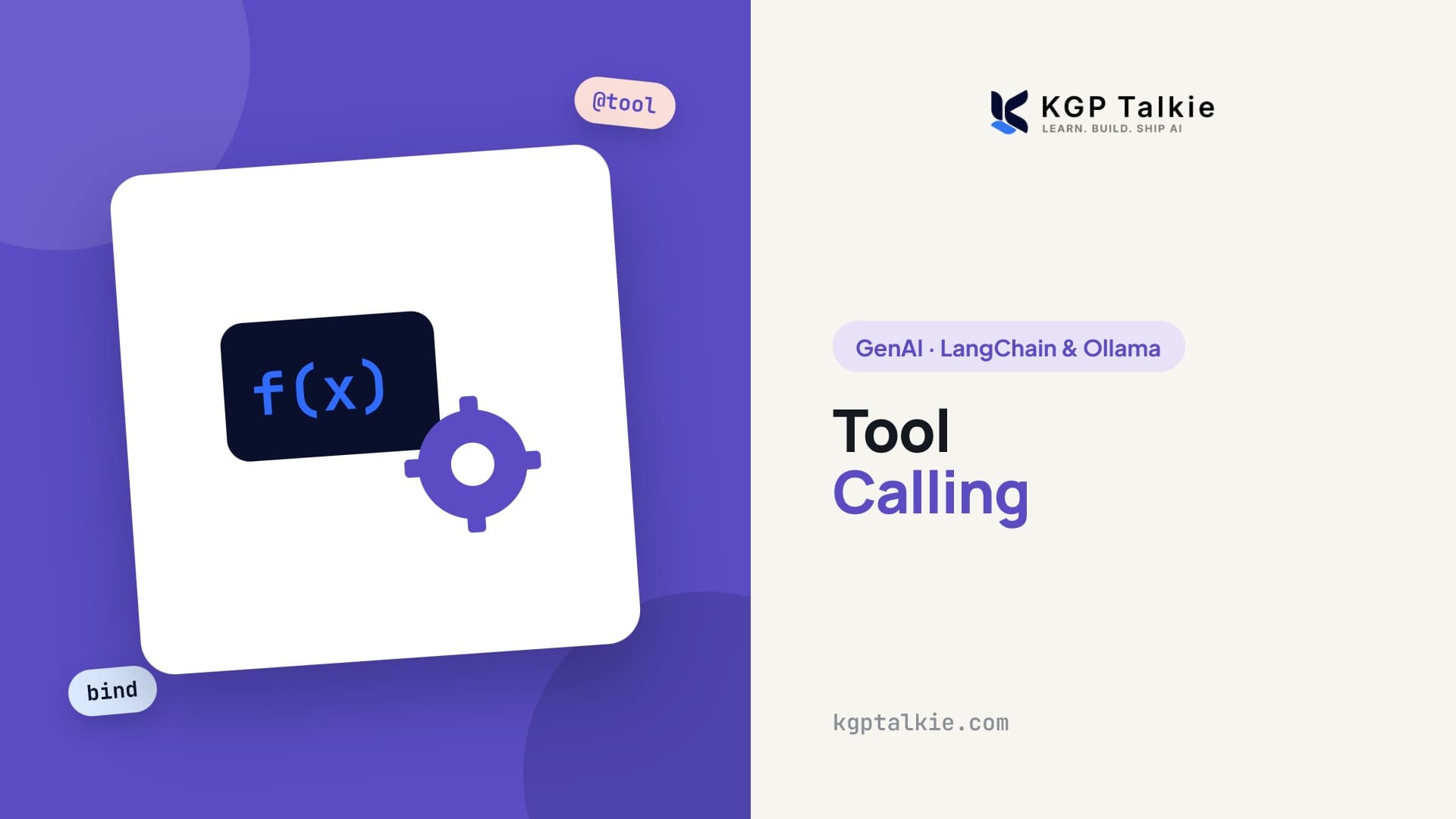 Tool Calling and Function Calling with LangChain