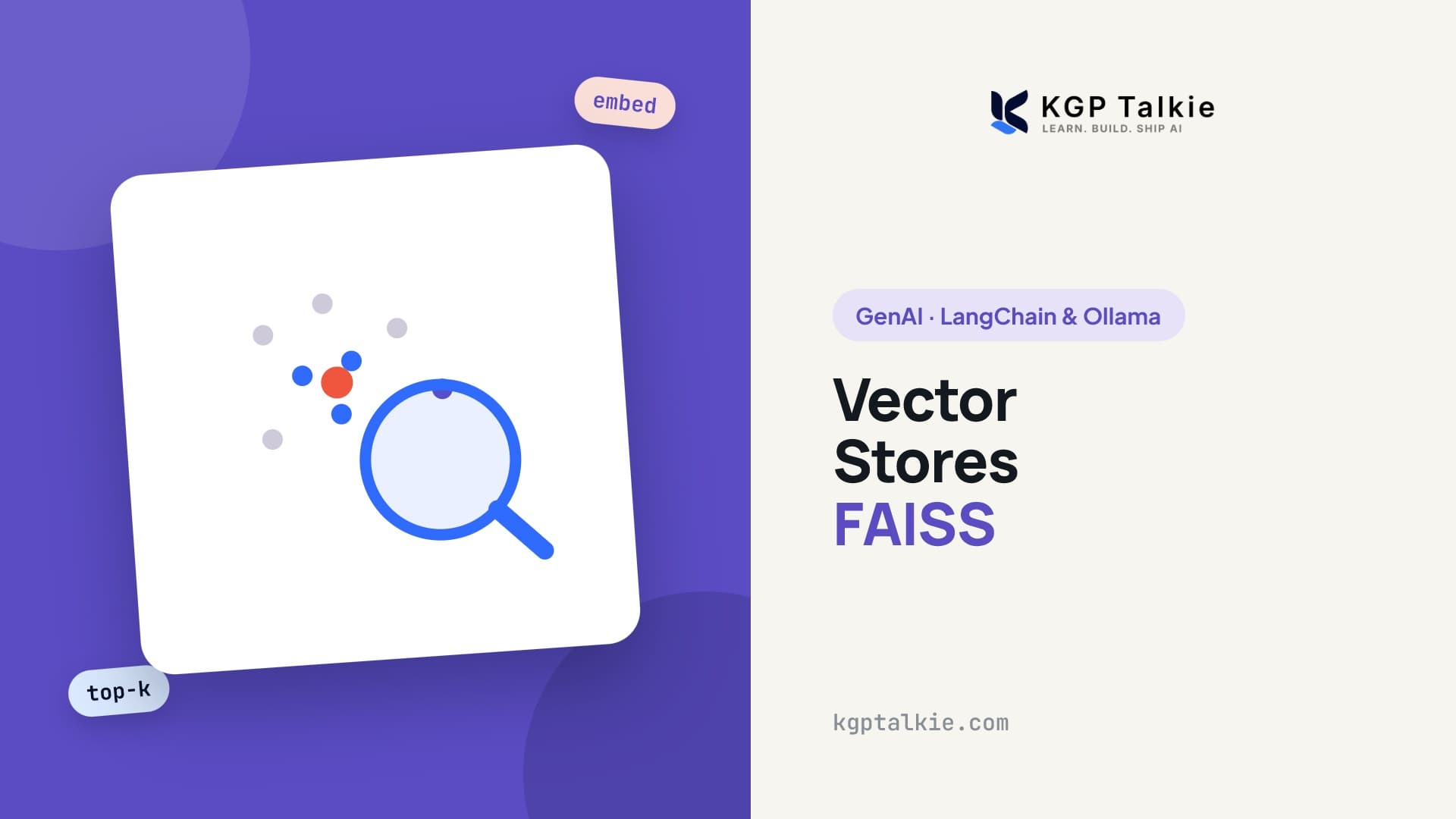 Vector Stores and Retrievals with FAISS