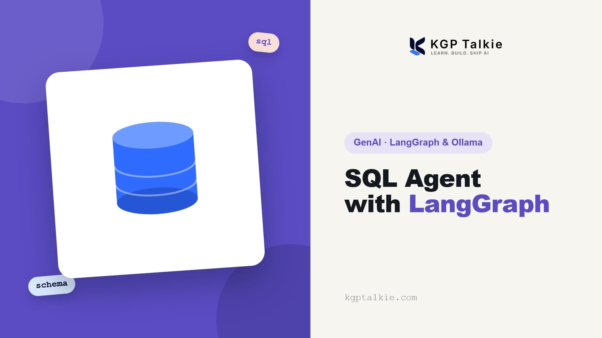 SQL Agent with LangGraph Workflows