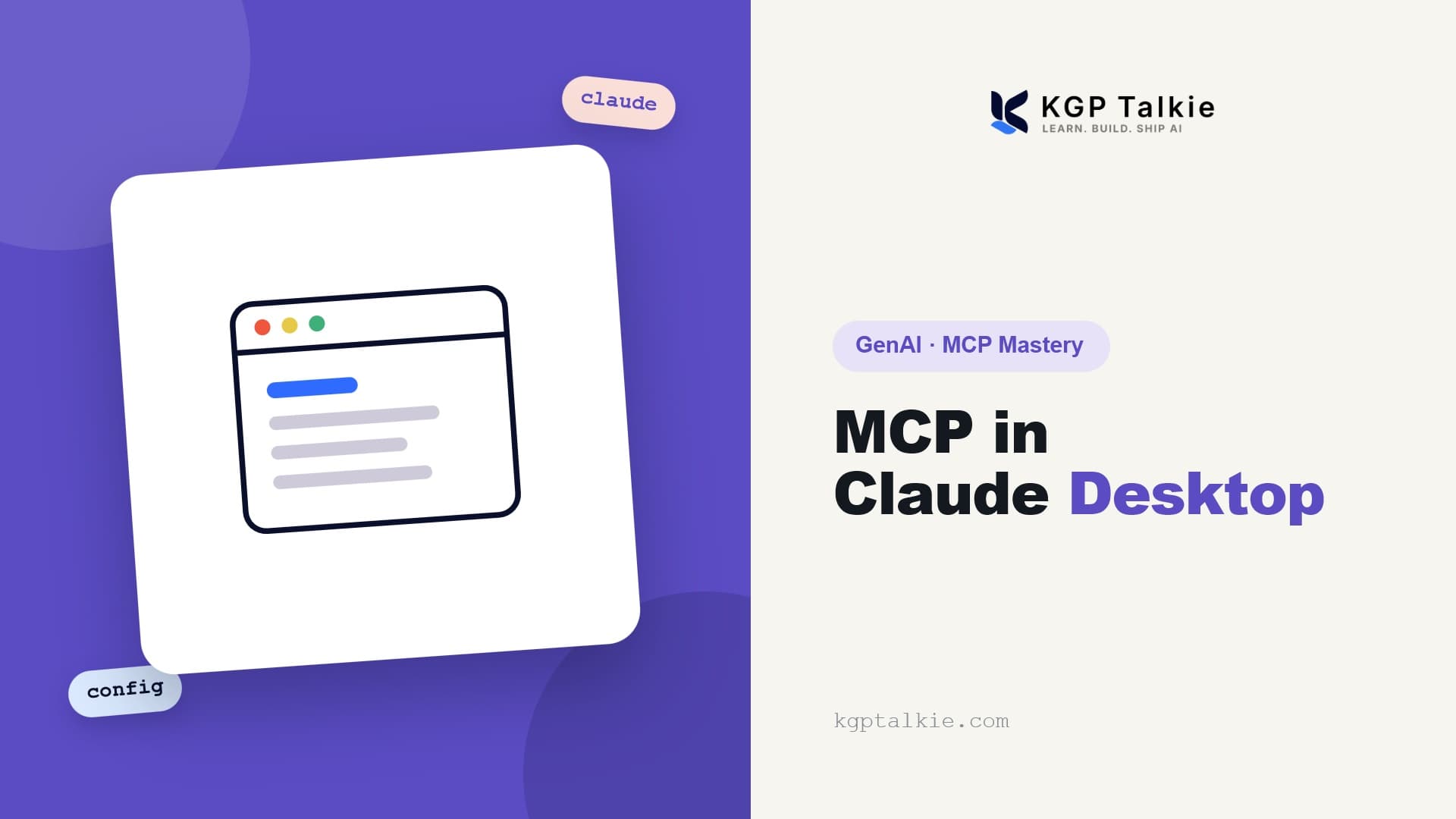 Connect MCP Servers to Claude Desktop