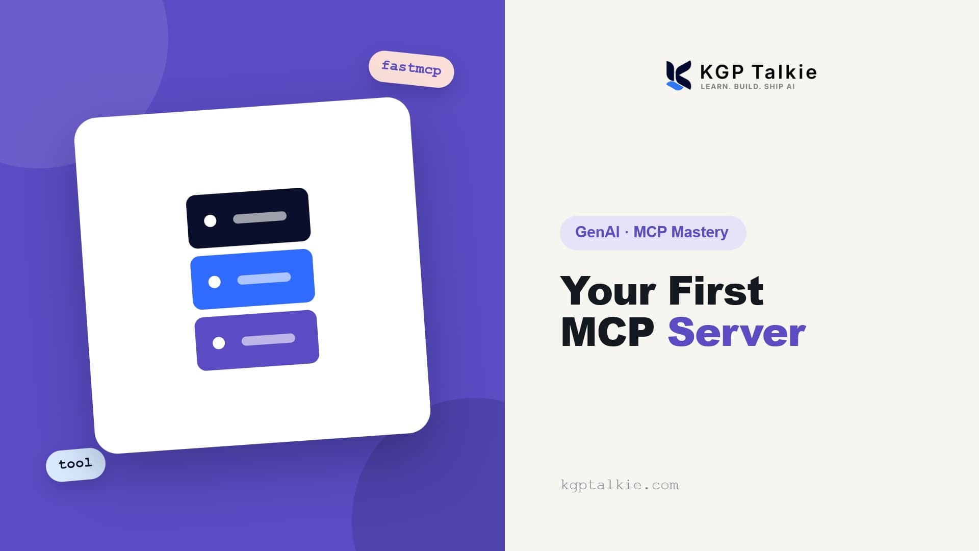 Build Your First MCP Server with FastMCP