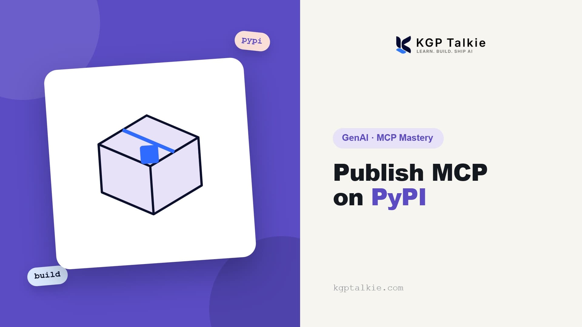 Publish Your MCP Server on PyPI