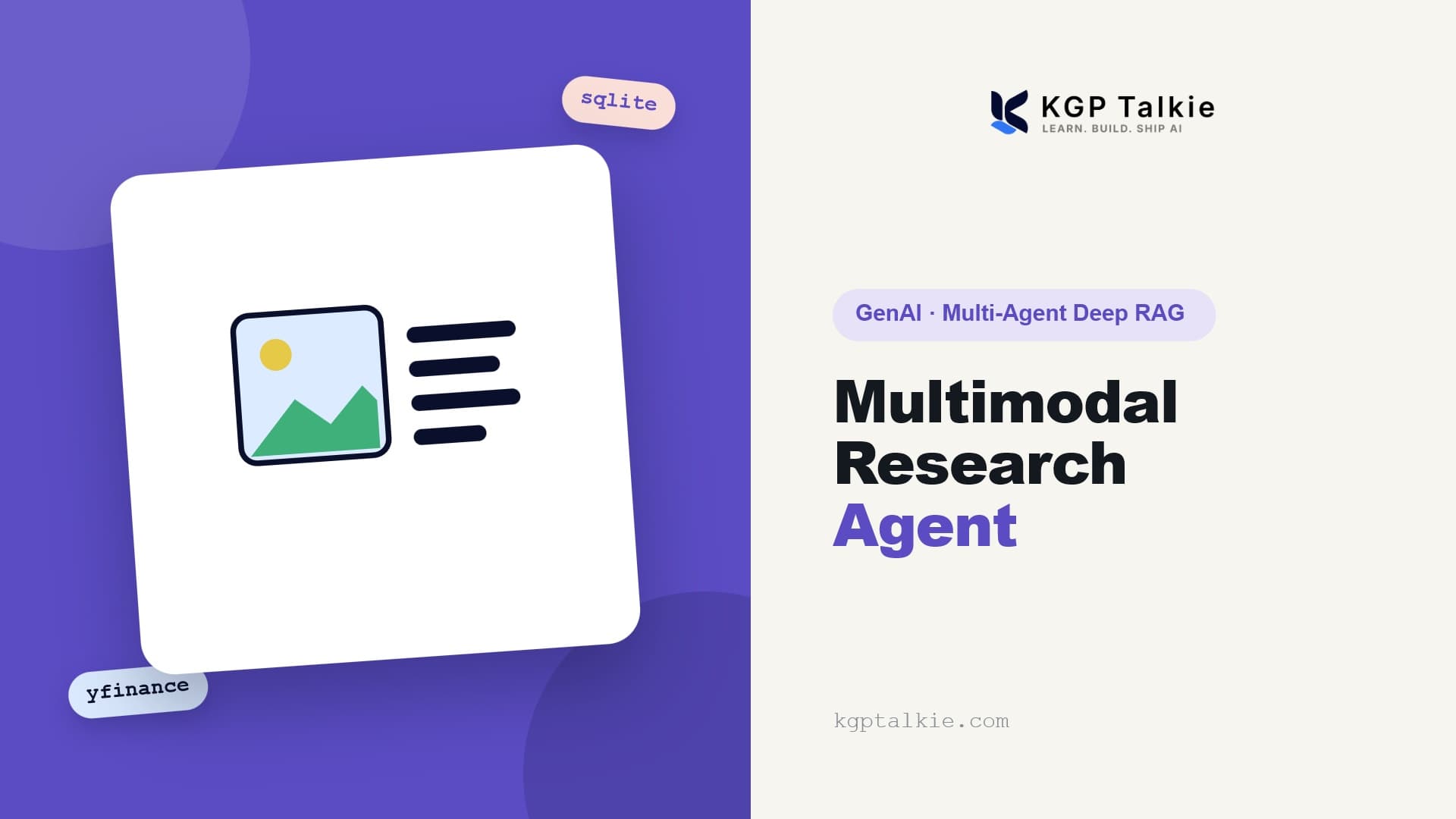 Building a Dual-Tool Multimodal Financial Research Agent