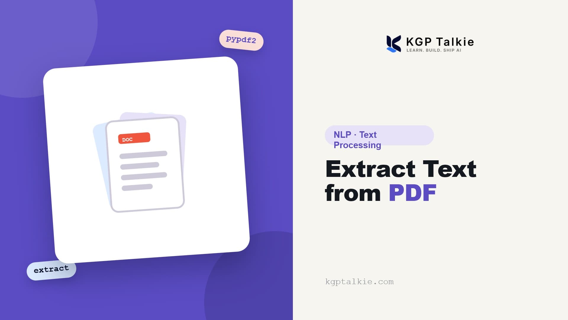 Extract Text from PDF Files in Python for NLP