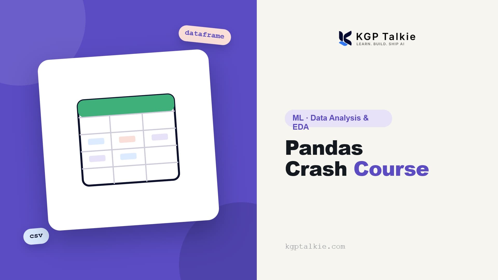 Pandas Crash Course