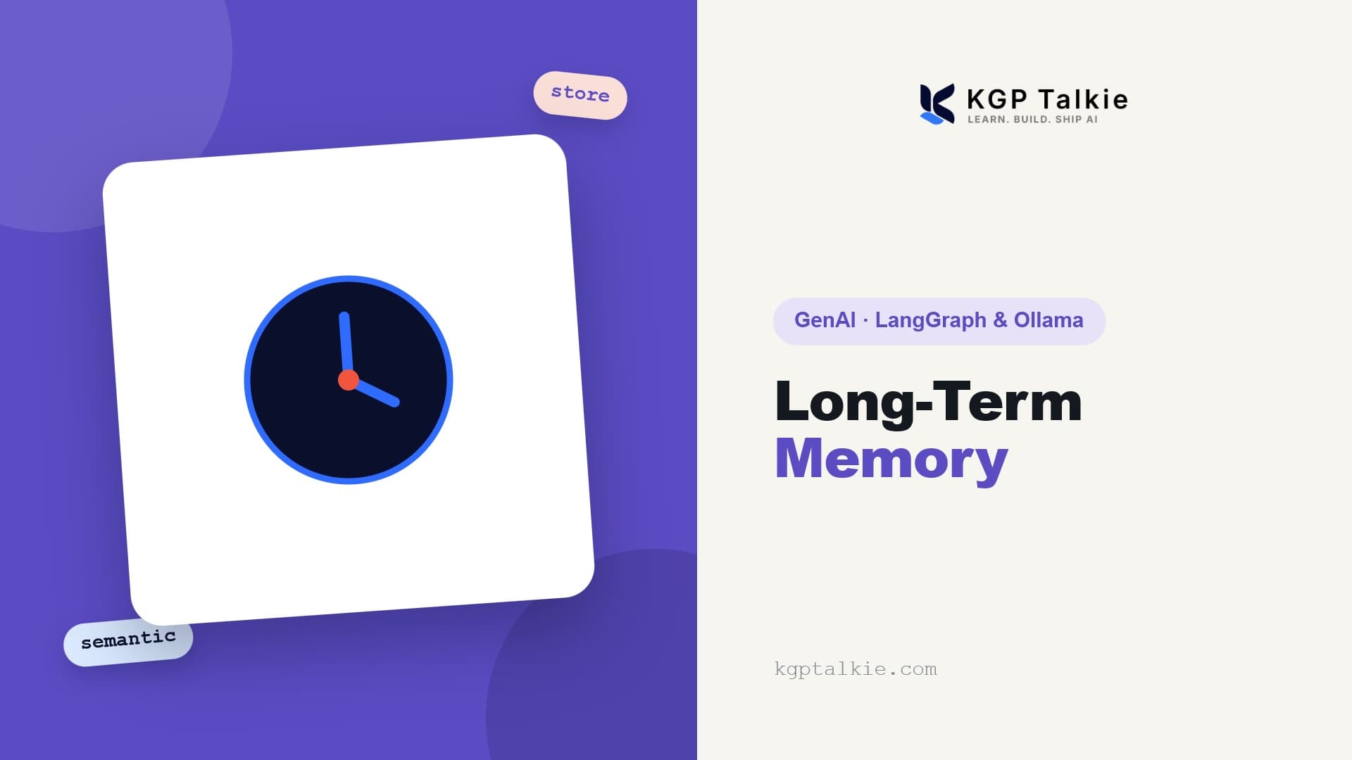 Long Term Memory Across Conversations
