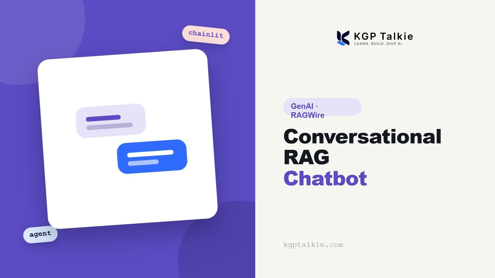 Conversational RAG Chatbot with Chainlit